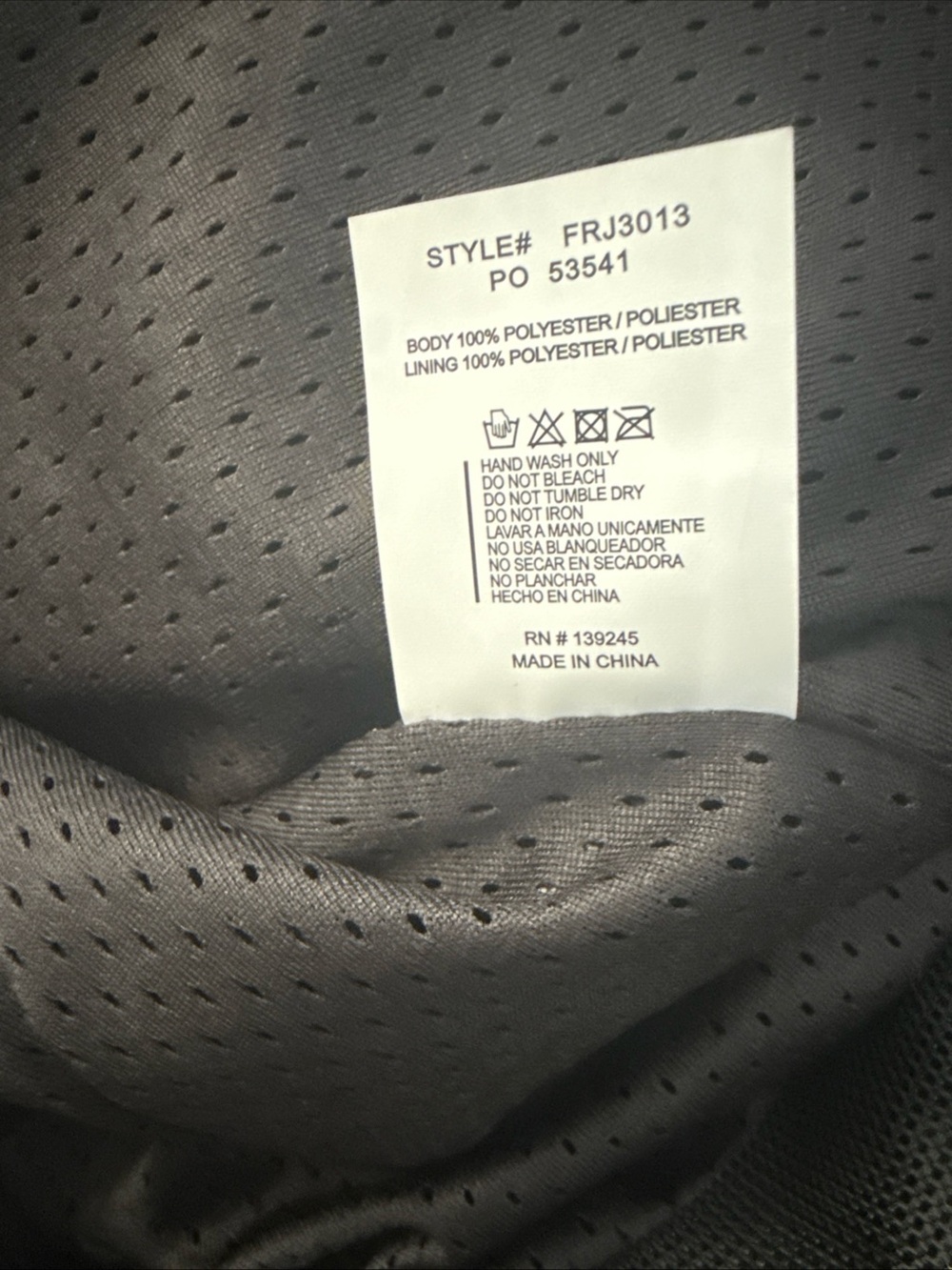 First Row Jacket - Intellectual Property Mesh Motorcycle - Size Small - Picture 8 of 8